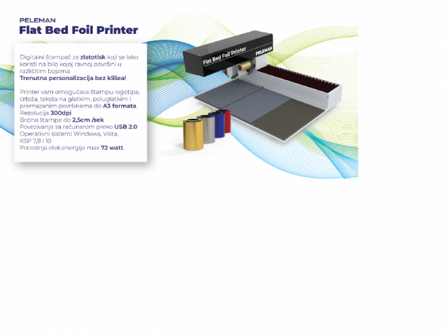 Division Visual Solutions- Digitalni štampač za zlatotisk