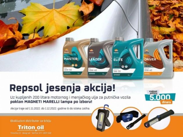 Repsol jesenja akcija - Triton oil